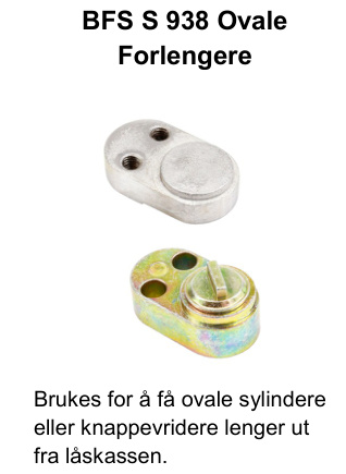 BFS S 938 Ovala förlängare